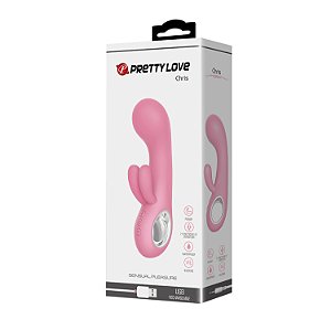 Vibrador Rabbit Chris Recarregável Pretty Love - Ponto G e Clitóris