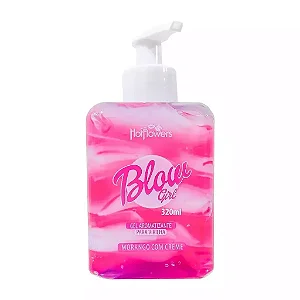 Blow Girl Gel Aromatizante Beijável Para Virilha 320ml Hot Flowers