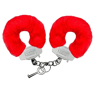 Algema de Metal e Pelúcia Reforçada