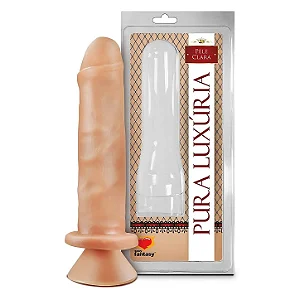 Prótese Pura Luxúria Realística com Ventosa