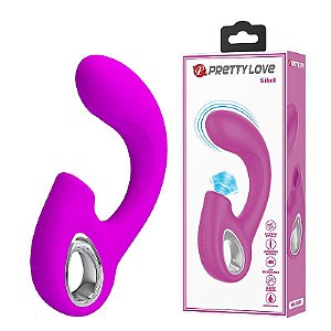 Vibrador de Ponto G e Clitóris com Tapping - Sibel - Pretty Love