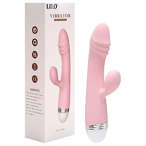 Vibrador Rabbit Ponto G Com Estimulador Lilo
