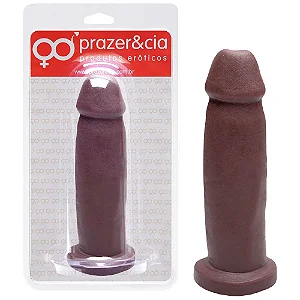 Pênis De Borracha Maciça 15,4x3,9cm