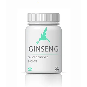 Ginseng coreano 100 mg - 60 cápsulas