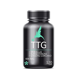 Tribullus 300 mg + turkesterone 200 mg + ginseng coreano 100 mg c/ 120 cápsulas