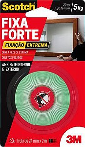 FITA DUPLA FACE FIXAFORTE EXTREME 24MMX2M