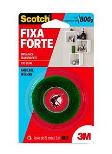 FITA DUPLA FACE FIXAFORTE 19MM X 2M