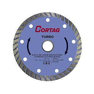 DISCO DIAMANTADO TURBO 110MM CORTAG