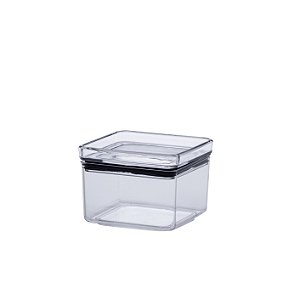 POTE DE ACRILICO QUAD LUMINI EMP C/TP HERM 480ML