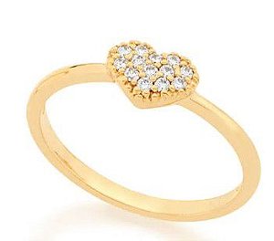 ANEL ROMMANEL SKINNY CORAÇÃO COM ZIRCÔNIAS 512333