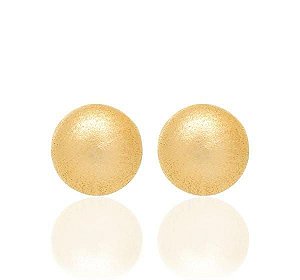 BRINCO ROMMANEL DOURADO FORMADO POR BOLA FOSCA 520480