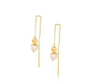 BRINCO ROMMANEL DOURADO FORMADO POR FIO CADEADO 523058