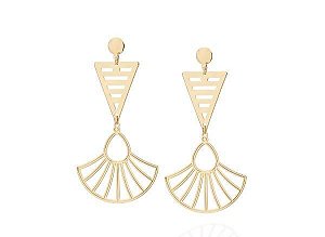 BRINCO ROMMANEL DOURADO LEQUE 525485-00-00