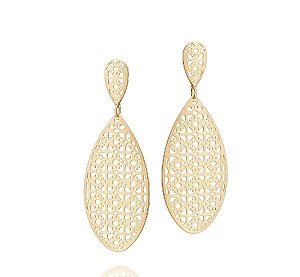 BRINCO ROMMANEL DOURADO EM FORMATO DE GOTA 526259-00-00