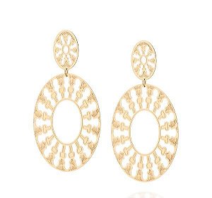 BRINCO ROMMANEL DOURADO FORMADO POR PEÇAS OVAIS 526079-00-00