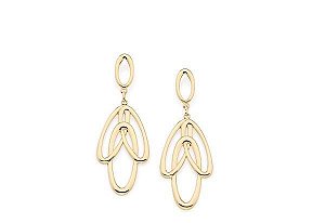 BRINCO ROMMANEL DOURADO BASE OVAL VAZADA 525513-00-00