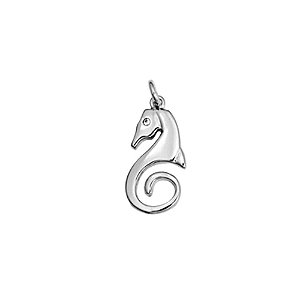 PINGENTE ROMMANEL RODHIUM CAVALO MARINHO – 140556