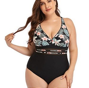 MAIÔ PLUS SIZE PERNINHA (AZ)
