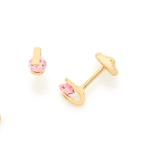 BRINCO ROMMANEL COM CRISTAL ROSA 523530-00-29