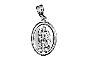 PINGENTE ROMMANEL RODHIUM MEDALHA SANTO EXPEDITO 140547