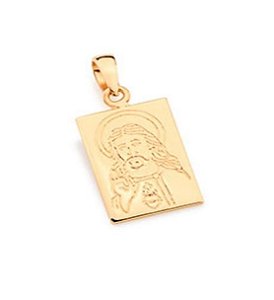 PINGENTE ROMMANEL PLACA COM IMAGEM DE SAGRADO CORAÇÃO DE JESUS 541795