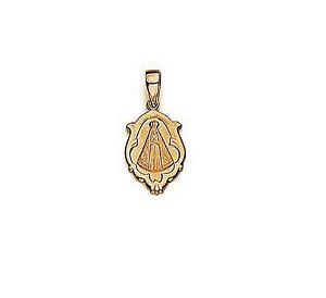 PINGENTE ROMMANEL N SRA APARECIDA C/ BORDAS TRABALHADAS 1,7 CM 540511