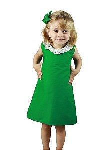 Vestido Infantil Trapézio