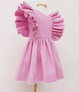 Vestido Infantil Babados- Sob Encomenda