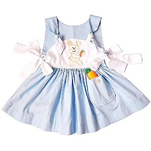 Vestido Infantil Páscoa - Sob Encomenda