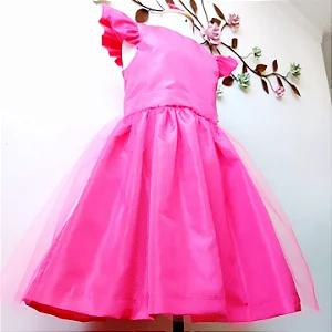 Vestido Infantil Pink - Sob medida