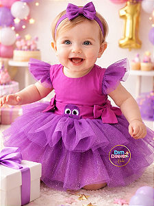 Vestido Infantil Bolofofos-Sob Encomenda