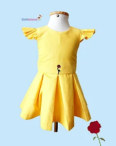 Vestido Infantil Bela e a Fera - Sob Encomenda