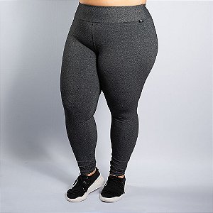 Legging Nice Plus Poliamida Mescla