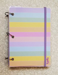 Caderno A5 argolado c/ 140fls parte 01