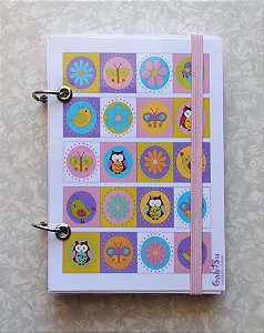 Caderno A6 (mini) argolado parte 01