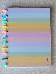 Caderno universitário (A4) de discos