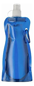 Squeeze Dobrável 500ml Garrafa de Água com Mosquetão para Brinde