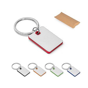 Chaveiro em Metal e ABS Colorido Personalizado – Packs a partir de 100 un.