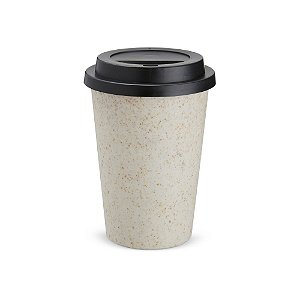 Copo Fibra de Arroz com Tampa 450 ml Personalizado – Packs a partir de 50 un.