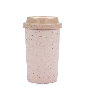 Copo Fibra de Arroz 350 ml Natural Personalizado – Packs a partir de 50 un.