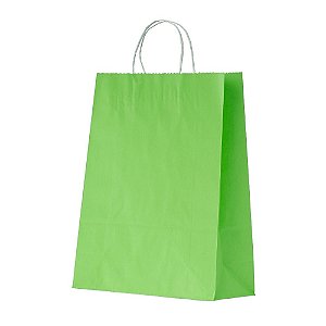 Sacola Kraft Média com Alça de Papel Personalizado – Packs a partir de 50 un.