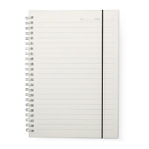 Caderno A5 Capa Plástica Translúcida Personalizado – Packs a partir de 50 un.