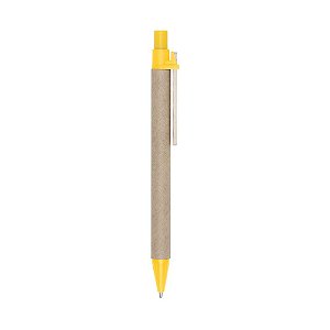 Caneta Reciclável de Papelão com Clip de Madeira Personalizada – Packs a partir de 50 un.