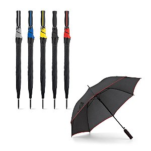 Guarda-Chuva Automático com Detalhe Colorido Personalizado – Packs a partir de 50 un.