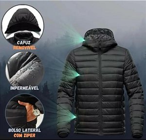 Jaqueta Puffer com Capuz Removível Personalizada – Packs a partir de 5 un.