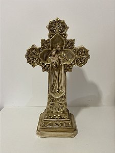 Cruz de Sagrada Família 37cm Coleção OURO