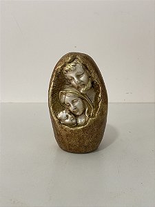 Imagem de Sagrada Família Bola 15cm Coleção OURO