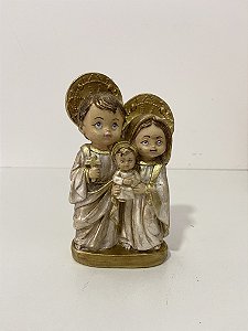 Imagem de Sagrada Família Baby 15cm Coleção OURO