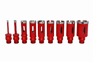 Broca Diamantada Vermelha