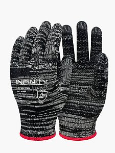 LUVA TRICOTADA COM PIGMENTO MESCLADA